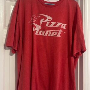 Kohl's Red 'Pizza Planet' Graphic Short Sleeve Tee
